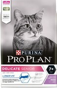 Pro Plan  Senior Delicate - сухой корм для пожилых кошек с чувствительным пищеварением с индейкой